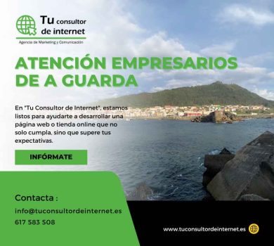 Creación, Gestión, Desarrollo y Mantenimiento de Páginas Web y Tiendas Online en A Guarda