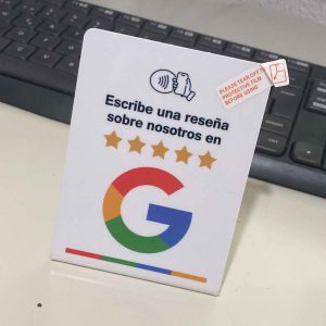 Soporte Expositor con NFC para Reseñas en Google – Mejora tu reputación local fácilmente