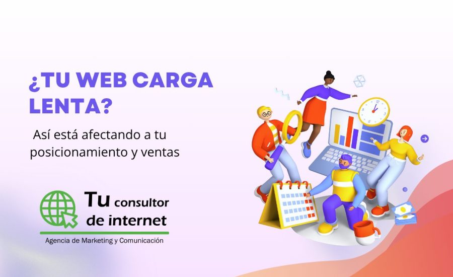 Web lenta pierde clientes y posiciones en Google – Optimización web profesional con Tu Consultor de Internet