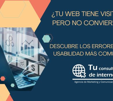 ¿Tu web tiene visitas pero no convierte? Descubre los errores de usabilidad más comunes