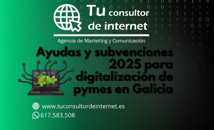 Ayudas y subvenciones 2025 para digitalización de pymes en Galicia