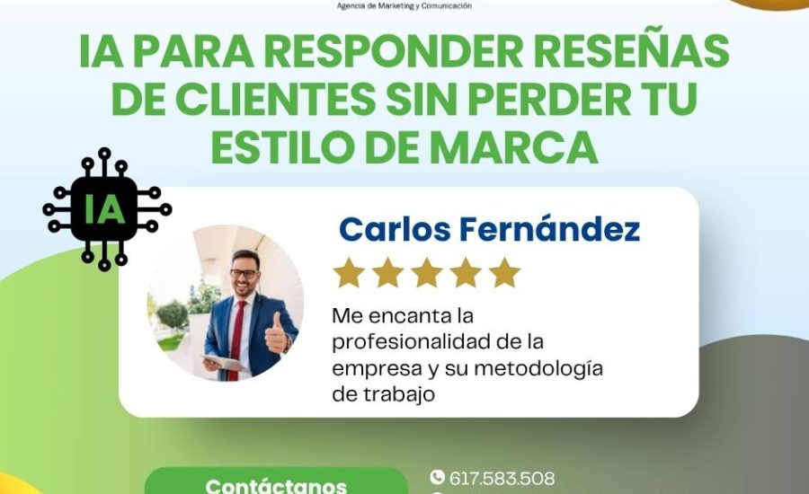 IA para responder reseñas de clientes sin perder tu estilo de marca