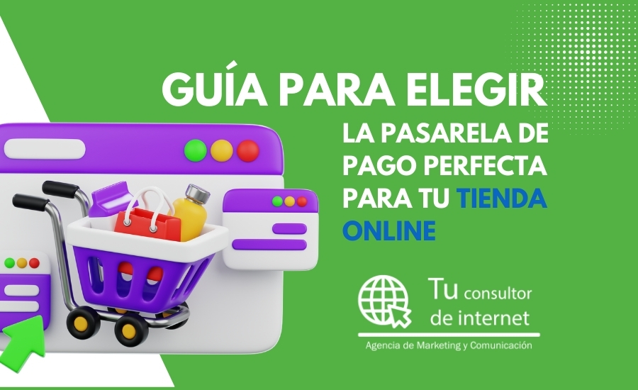 Guía elegir pasarela pago perfecta tienda online - Criterios seguridad proceso sencillo métodos pago comisiones integración móvil - Tu Consultor de Internet ecommerce